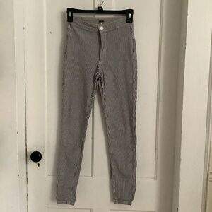 Free People Pin Striped Skinny Pants Size 24
